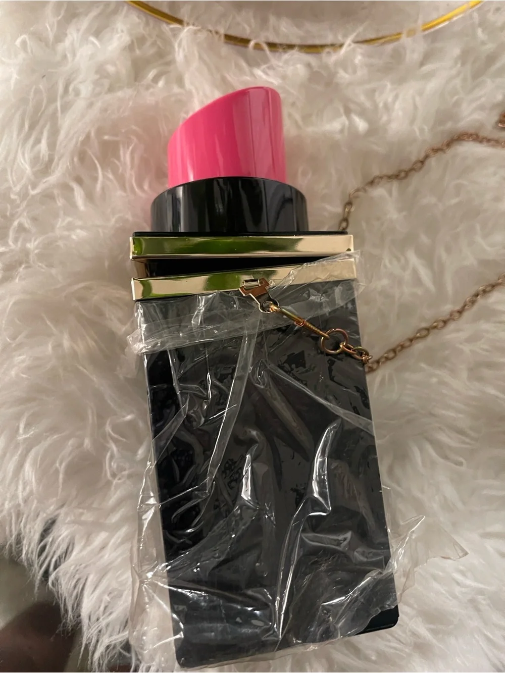 New Pink lipstick Crossbody Bag